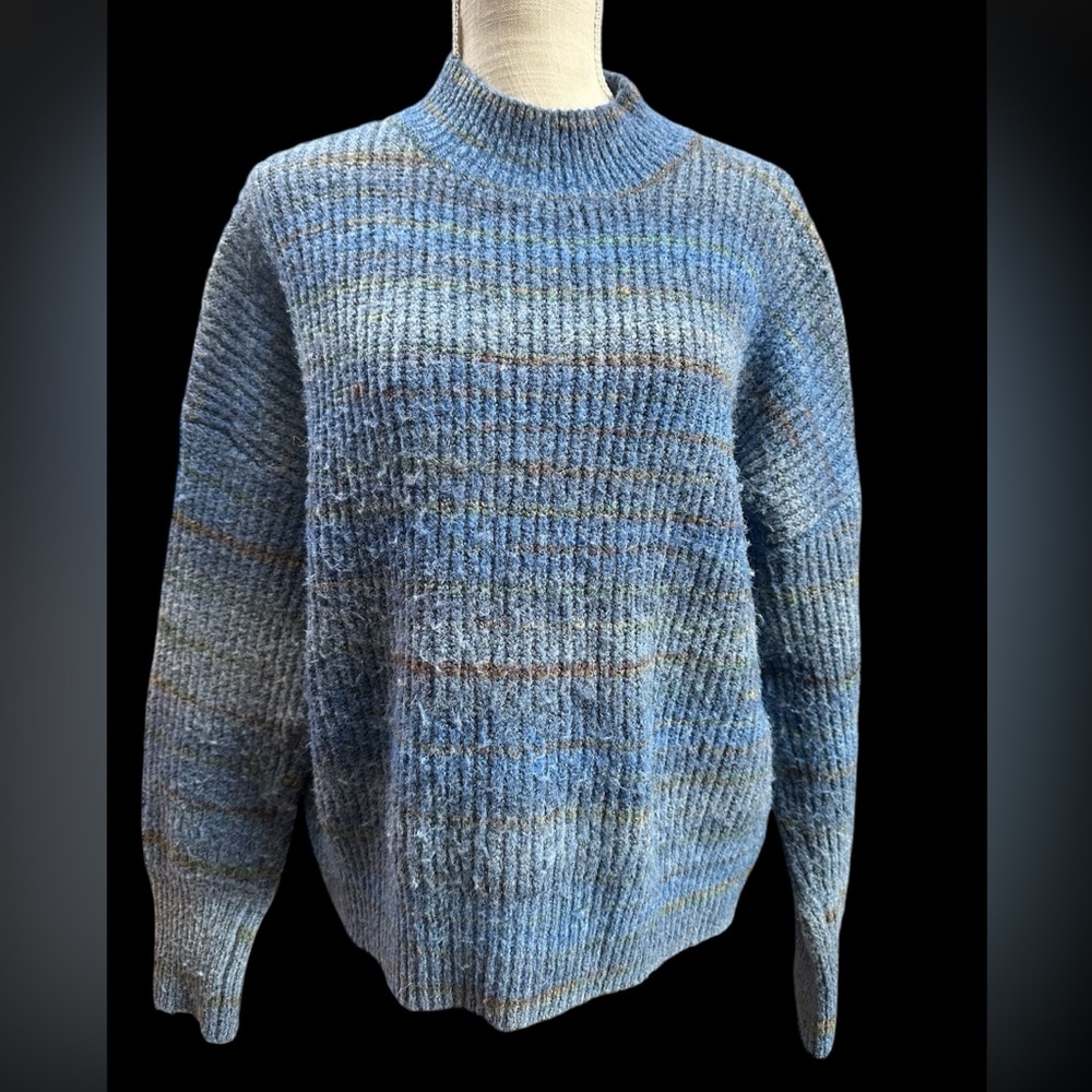 Christian Siriano New York sz XL blue pullover sweater